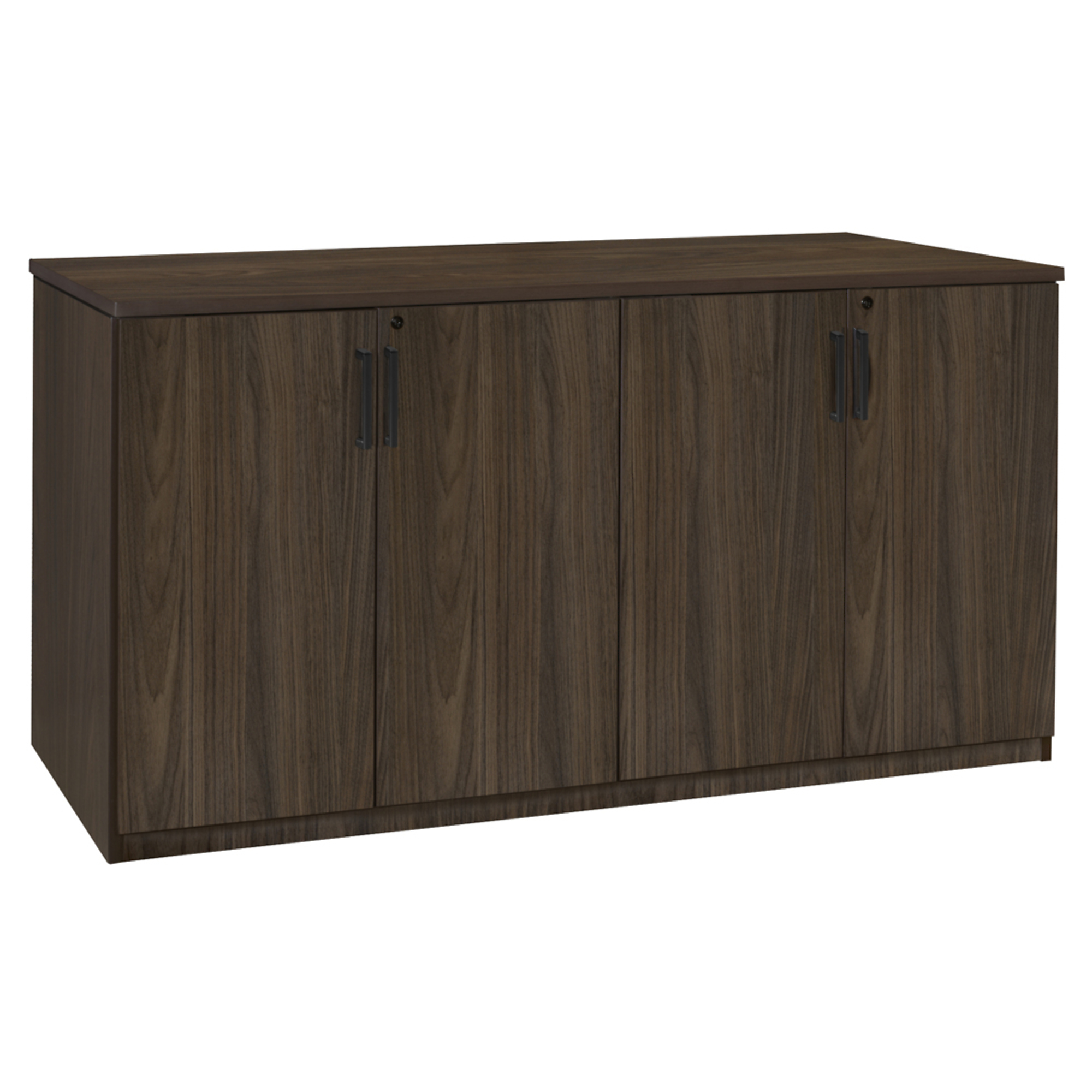 Regency Legacy Office Storage Cabinet Buffet — 72in., Neo Walnut, 4 Doors, Adjustable Shelves, Model# LSC7236NW